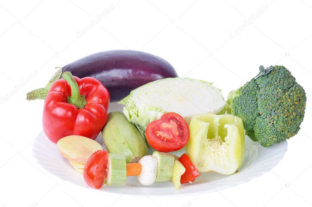 Raw vegetables