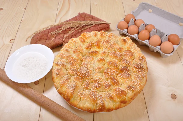 Pan de pico con sésamo — Foto de Stock