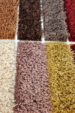 Carpet color samples clipart