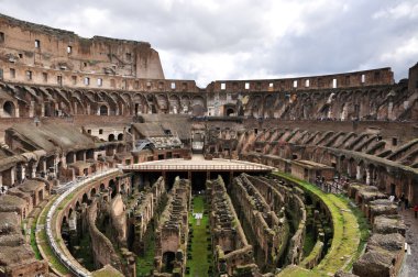 Colloseum - Rome - insiide view clipart