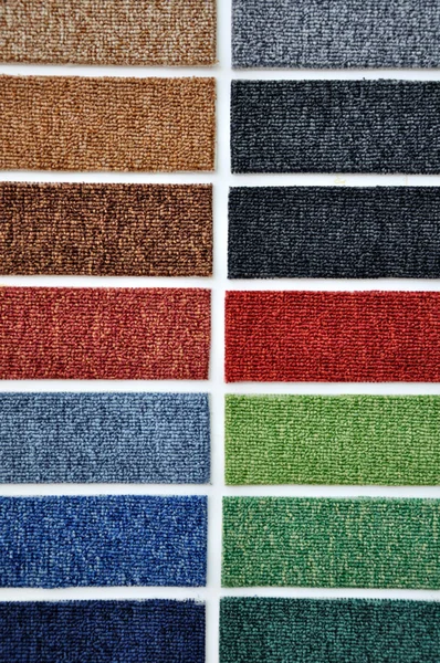 stock image Samples of carpet colors