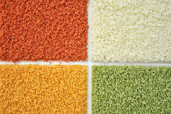 Échantillons de couleur de tapis — Photo