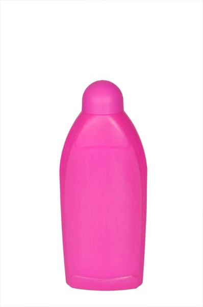 Pembe plastik şişe — Stok fotoğraf
