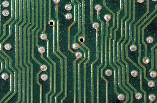 Elektronisch circuit plaat — Stockfoto
