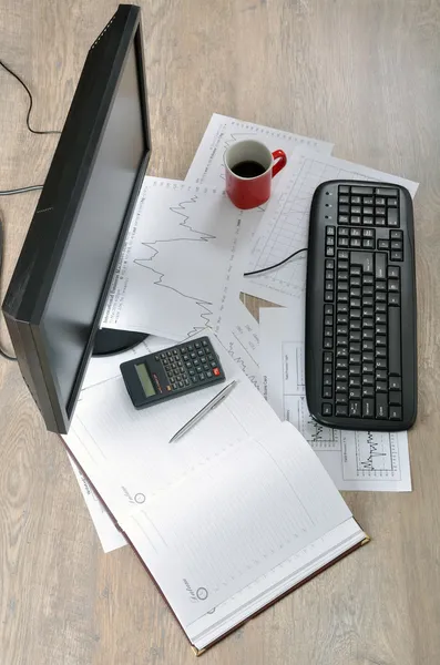 Ofis çalışma masası — Stok fotoğraf