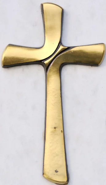 Cruz de ouro — Fotografia de Stock