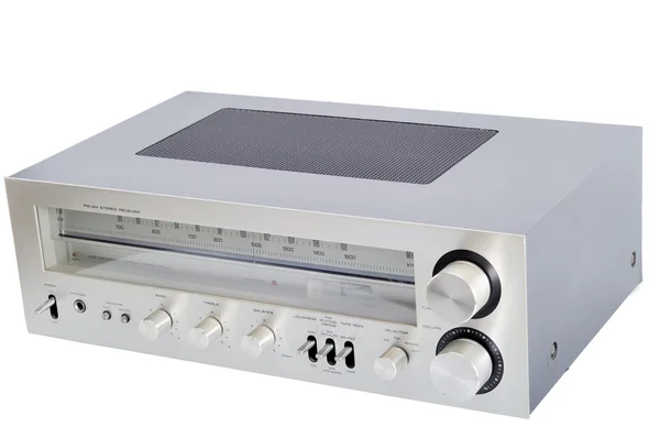 Eski stereo radyo alıcısı — Stok fotoğraf
