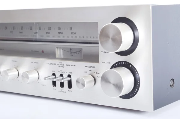 Oude stereo-audio systeem — Stockfoto