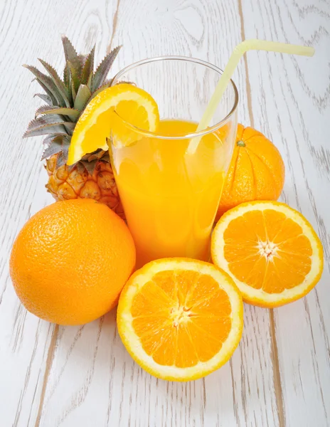 Orangensaft-Mischung — Stockfoto