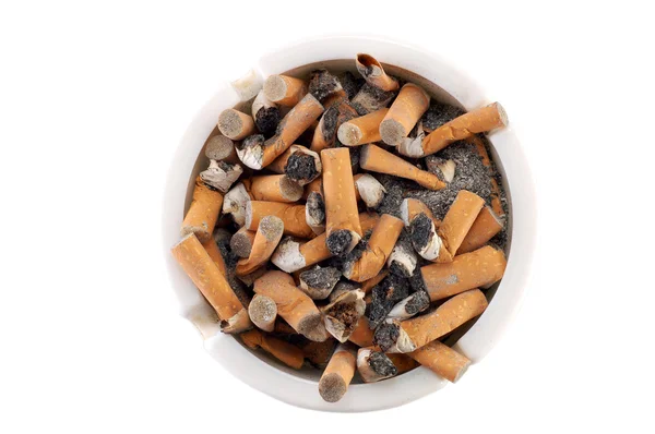 stock image Ashtray full of cigarette - bad for health