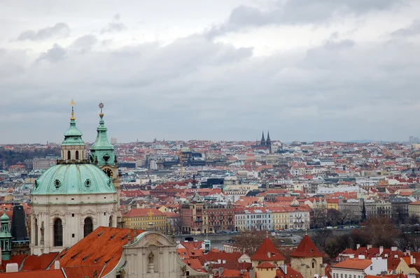 Panoramiczny widok Praga — Zdjęcie stockowe