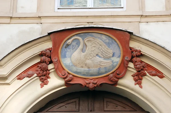 Alte Hausnummern, Prag — Stockfoto