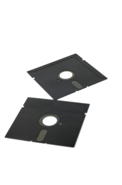 Dva staré 5,25" disketa Stock Snímky