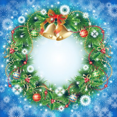 Christmas wreath clipart