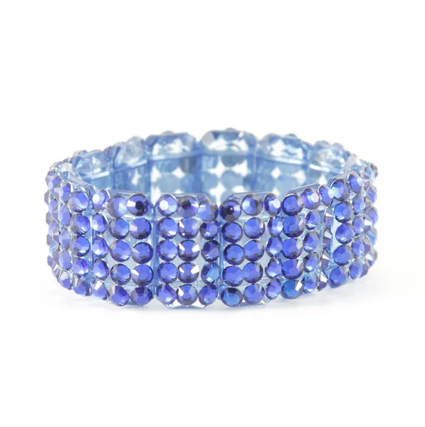 Blue bracelet — Stock Photo, Image
