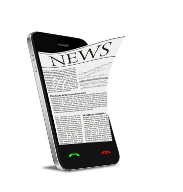 News on Mobile Phone clipart