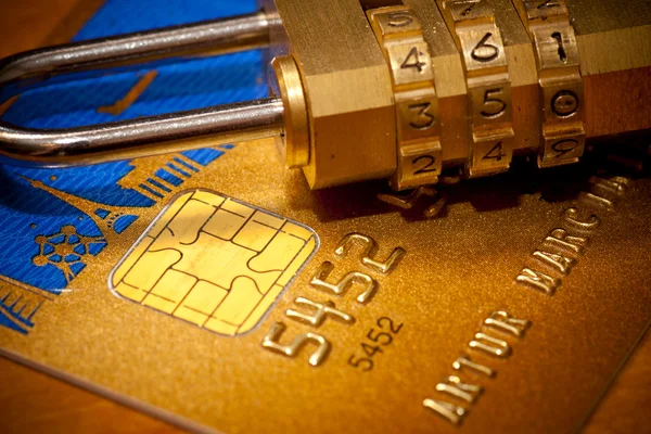 Kredi kartı güvenliği — Stok fotoğraf