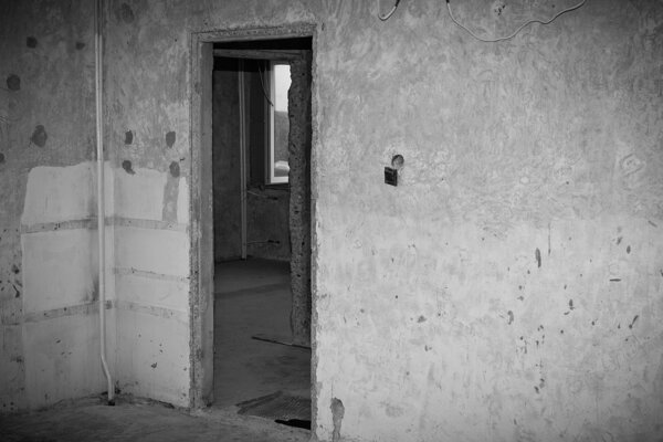 Пустая квартира в строительстве
