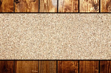 Cork and wood background texture clipart