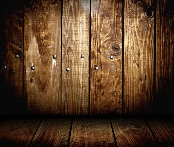 Panel de madera pared fondo interior — Foto de Stock