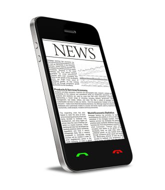 News on Mobile Phone clipart