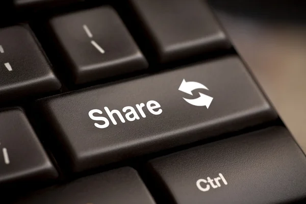 Tecla botón Compartir —  Fotos de Stock