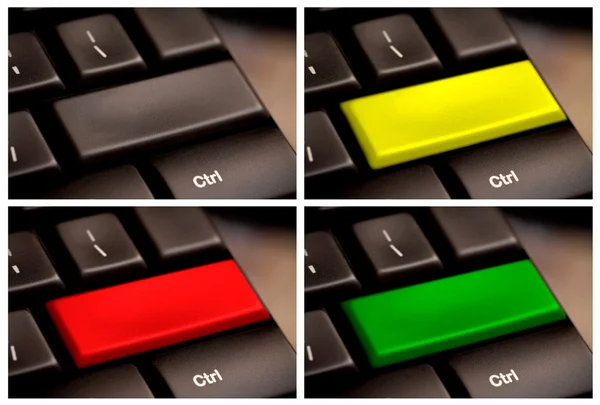 空白のコンピューターのキーボードのボタン。複数のキー — ストック写真