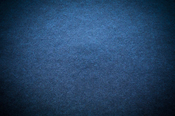 Donker blauw doek textuur — Stockfoto