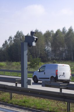 Traffic Speed Camera. Police radar. clipart