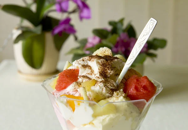 stock image Summertime ice cream dessert