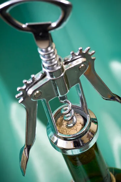 stock image Cork Screw. Opening Wine