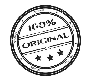 Round stamp with text: Original clipart