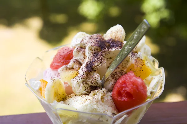 stock image Summertime ice cream dessert