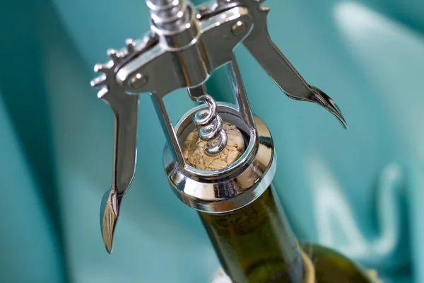 stock image Cork Screw. Opening Wine