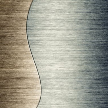 Brushed metal plate template background clipart