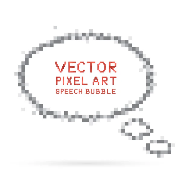 Pixel umění řeči bublina — Stockový vektor