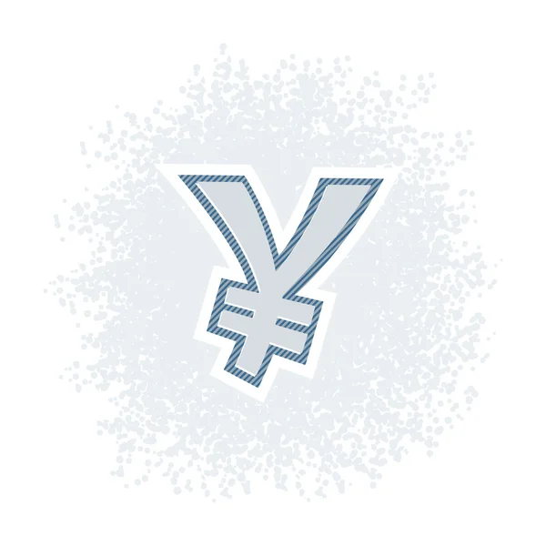 Icono de Yen retro — Archivo Imágenes Vectoriales