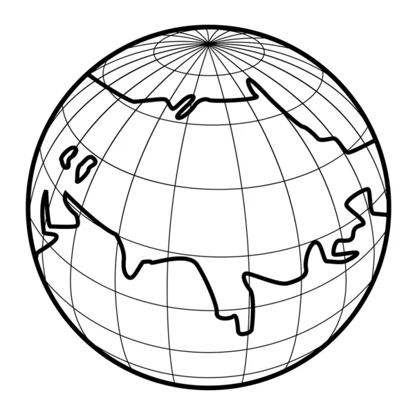 Значок глобуса — стоковий вектор