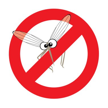 Stop mosquito clipart