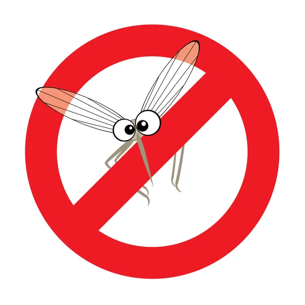 Stop mosquito — Stock Vector