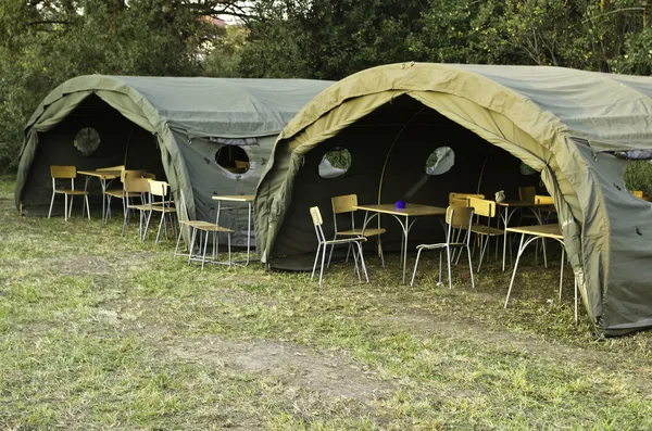 Het militaire kamp — Stockfoto