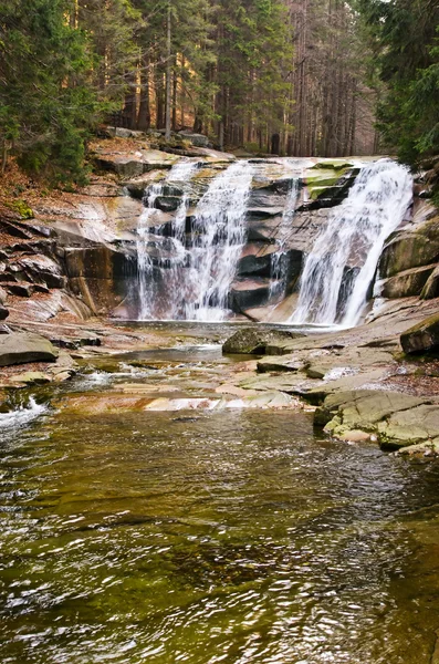 Mumlavsky waterfall — Stock Photo, Image