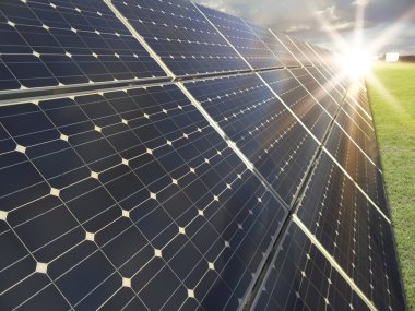 Solar power station - fotovoltaik