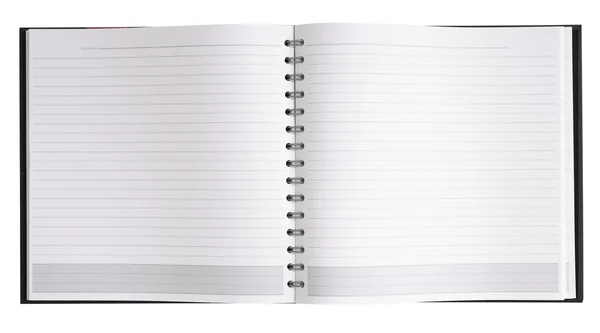 Caderno em branco — Fotografia de Stock