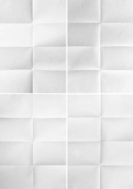 Four white sheet of paper folded clipart