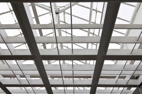 Μέταλλο και γυαλί οροφή — Φωτογραφία Αρχείου