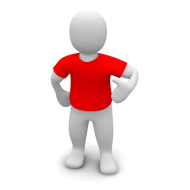 Red t-shirt clipart