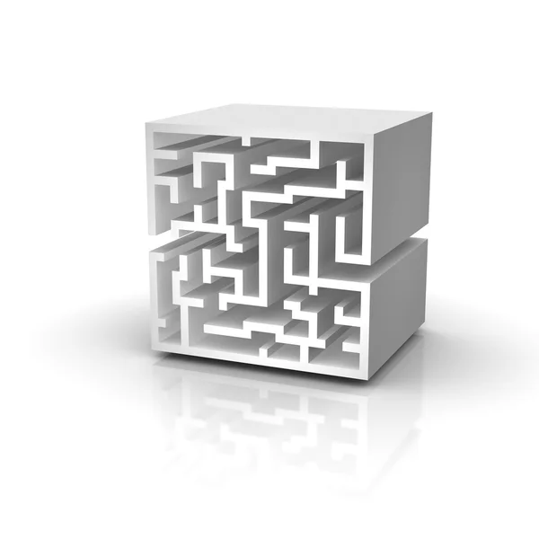 Isolated labyrinth — Stock Photo, Image