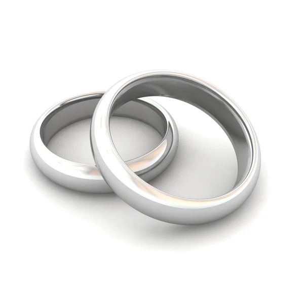Wedding rings Stock Image