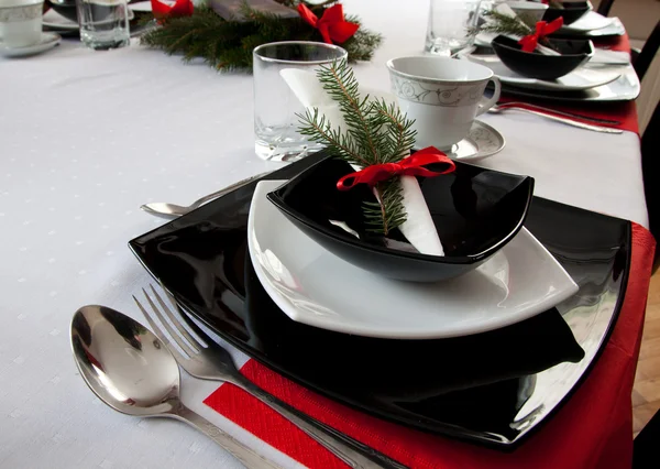 stock image Dishes on a table